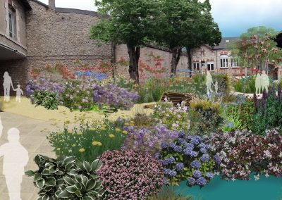 Etude – Reconversion cour d&rsquo;école en jardin – Pomacle (51)